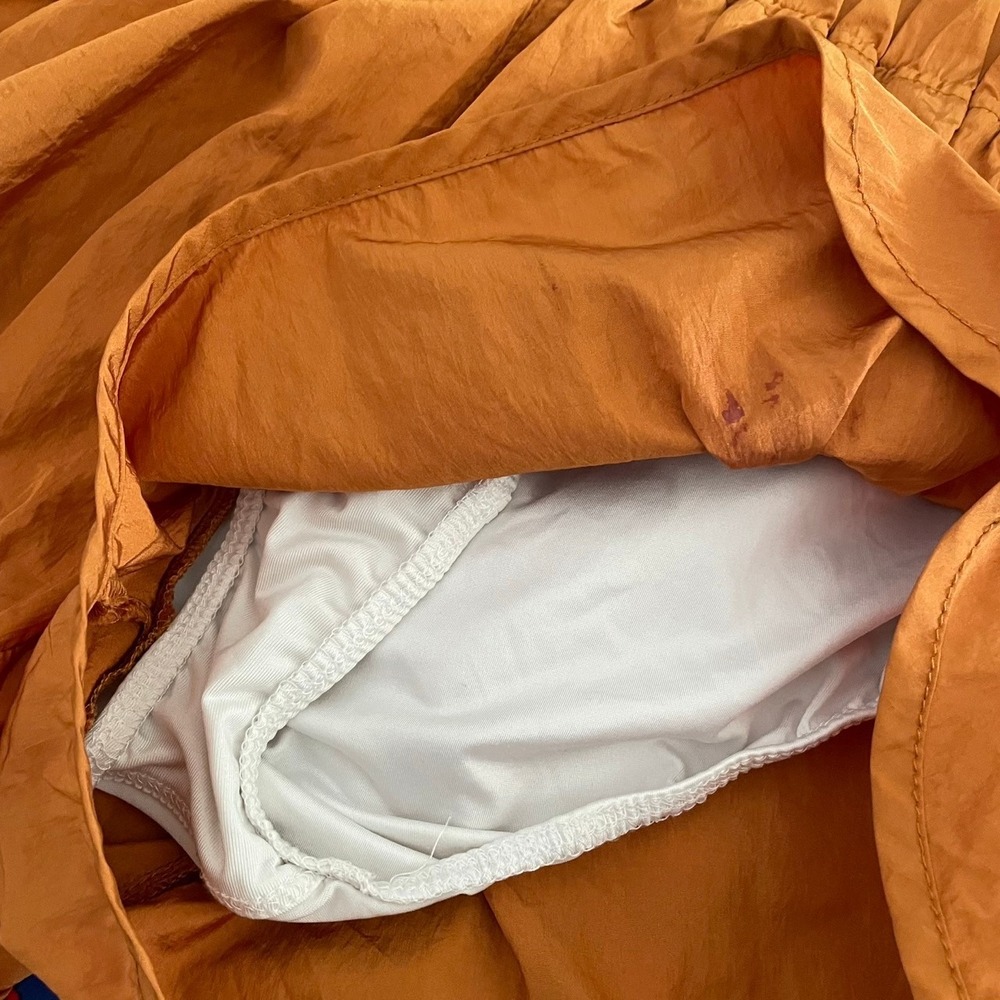 Free People Movement Womens Small The Way Home Shorts Orange High Waist - Picture 3 of 4